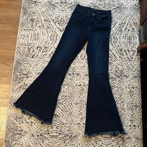 Women’s Flying Monkey High Rise Super Flare Jeans.